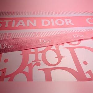 Pink Dior Ribbon 4/8” wide 72 inches